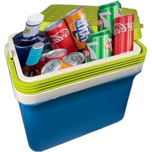 Paluplus Frigorifero Termico Portatile da 22,5 Litri, Misura 37,8x25,5x38 cm, Contenitore con Coperchio per Tavolette Ghiaccio, Conservazione degli Alimenti, per picnic, campeggio -877