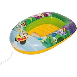 Avilia Canotto Gonfiabile per Bambini Multicolore con Personaggi Divertenti 102x69cm - Realizzato in PVC Resistente Ideale per Mare o Piscina per 1 o 2 Bambini - Facile da Gonfiare e da Trasportare