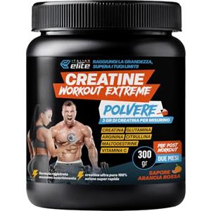 Italian Elite® Creatine Extreme, Creatina in Polvere con Glutammina, Arginina, Citrullina, Vit C, Maltodestrine. Pre Post Workout Monoidrata Micronizzata a Rapido Assorbimento Muscolare