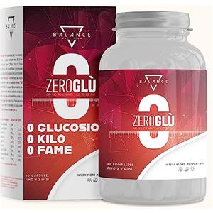 BALANCE NUTRITION ZEROGLÙ (DIETA DETOX DRENANTE) - Brucia Grassi Potenti Veloci | Pillole Dimagranti Veloci e Efficaci | Riduce gli Zuccheri per un corretto Controllo del Peso, Estratto di Fagiolo, Piperina BIOPERINE®