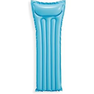 Virsus Materassino Gonfiabile a Tinta Unita 703EU, misura 183x69 cm, 5 Tubi con Cuscino, materasso per Piscina, per Feste ed Eventi (Azzurro)