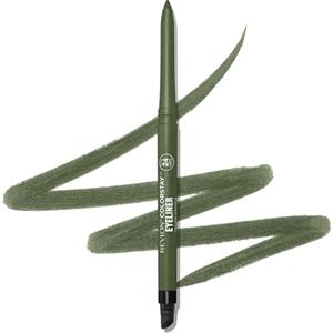 Revlon ColorStay Eyeliner Pencil, Matita Eyeliner Verde No-Transfer e Waterproof, Temperino e Sfumino Incorporati, 206 Jade, 0.28g