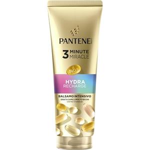 Pantene Pro-V Hydra Recharge Balsamo Intensivo 3 Minute Miracle 220ml per Capelli Molto Secchi. Formula Pro-V con Active Nutri-Plex. Nutre in Profondità, per Capelli Idratati, Lucenti in un Solo Uso