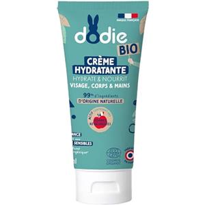 Dodie Crema Idratante Bio, Viso, Corpo e Mani, dalla Nascita, 75 ml