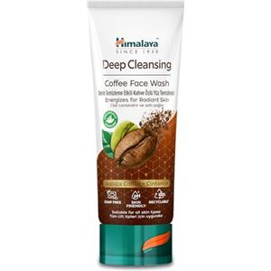 Himalaya Deep Cleansing Coffee Face Wash, ricco di polifenoli per la cura quotidiana | aspetto fresco e privo di olii | aiuta a migliorare la struttura della pelle, 100ml