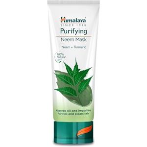 Himalaya Purifying Neem Mask with the Goodness of Neem & Turmeric |Fights Pimples, Prevents Marks, Controls Oil and Purifies Skin Deeply, Best Suited for Normal to Oily Skin -75ml