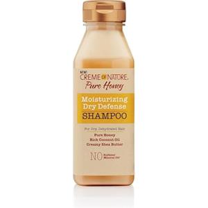 Creme Of Nature Pure Honey Moisturizing Dry Defense Shampoo, Idratante per Capelli Secchi al Miele, 350 ml