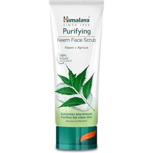 Himalaya Purifying Neem Scrub Helps Fights Pimples, Prevents Marks, Controls Excess Oil, Exfoliates and Purifies Skin | Best for Normal to Oily Skin -75ml