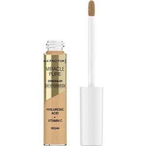 Max Factor Correttore Liquido Miracle Pure, Formula con Vitamina C e Acido Ialuronico, 24 Ore di Idratazione, 100% Vegan, Tonalità 02 Light