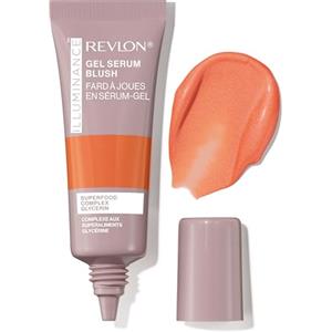 Revlon Illuminance Gel Serum Blush, Guance Visibilmente Rimpolpate, Finish Luminoso e Idratante per tutto il giorno, 130 Beaming Coral, 11ml