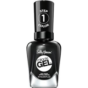 Sally Hansen Miracle Gel, Smalto in 2 Step, Lunga Tenura Fino a 14 Giorni, 460 Blacky O, 14,7 ml (Confezione da 1)
