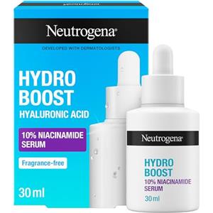 Neutrogena Hydro Boost 10% Niacinamide Siero, Siero idratante viso per una pelle luminosa, Siero viso Acido Ialuronico e 10% Niacinamide, Siero esfoliante viso per tutti tipi di pelle, 30 ml