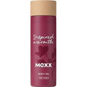 MEXX Inspired Warmth Olio Corpo, Accogliente, Fragranza Ambrata, Energizzante, 52% Ingredienti di Origine Naturale, Formula Vegana, 100ml (3.3oz)