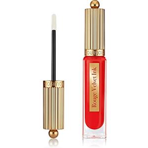 Bourjois Rouge Velvet Ink, Rossetto Opaco Liquido a Lunga Durata, 08 Coquelic'hot, 3.5ml