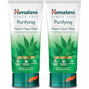 HIMALAYA HERBALS Neem Gel detergente viso purificante al Neem, 2 unità x 150 ml, l'imballaggio può variare