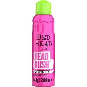 TIGI Head Rush Spray per Capelli Lucenti, 200 ml