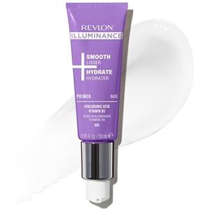 Revlon Illuminance Smooth + Hydrate Primer (001), Primer Viso Levigante e Idratante, Con Acido Ialuronico e Vitamina B5, 28ml