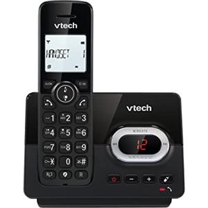 VTech CS2050 Telefono Cordless con Segreteria Telefonica, Modalità ECO+ DECT Telefono fisso Blocco Delle Chiamate Vivavoce Alta Qualità Tasti grandi, Nero