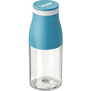 TATAY Borraccia Acqua 400 ml Urban Drink | Coperchio Bicchiere con Fascia Elastica | Ermetica, Tritan Senza BPA | Adatta a Lavastoviglie, Microonde, Frigo e Freezer | 6,7x6,7x17,3 cm, Blu