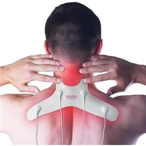 TensCare Elettrodi TENS & EMS per Collo - Sollievo Dolore Cervicale, Elettroterapia Muscolare e Posturale, Compatibili Universali, Riutilizzabili, Recupero Dolori Cronici e Acuti