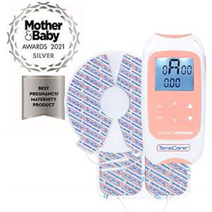 TensCare Perfect Mama+ Massaggiatore muscolare elettrico femminile Elettrostimolatore gravidanza per madri. Kit per il rilassamento del corpo. Antidolorifico senza farmaci con timer