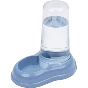 Ferplast Distributore cibo o acqua per cani e gatti AZIMUT 600 Mangiatoia per cibo secco acqua 0,6 Litri, Fondo antiscivolo, 12,5 x 19 x h 19,5 cm Blu