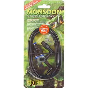 Exo Terra PT2497 Set di Ampliamento Ugelli Monsoon