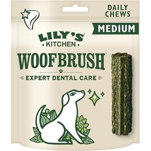 Lily's Kitchen Lily's Kitchen Bastoncini dentali medi per cani adulti Woofbrush preparati con ingredienti naturali (7 x 28g)