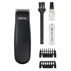Wahl Pocket PRO Trimmer, Piccola tosatrice per Animali Domestici, Set per la toelettatura di Animali Domestici, Kit per la toelettatura dei Cani, tosatrice a Batteria, Alimentazione a Batteria