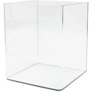 Amtra Nanotank 20 - Vasca Acquario 20 Litri - Teca Vetro Extra Chiaro 25 x 25 x 30 cm - Vaschetta per Pesci Rossi o Come Tartarughiera Per Tartarughe d'Acqua con Tappetino Ammortizzante Incluso