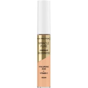 Max Factor Correttore Liquido Miracle Pure, Formula con Vitamina C e Acido Ialuronico, 24 Ore di Idratazione, 100% Vegan, Tonalità 01 Fair