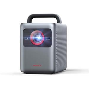 NEBULA Cosmos 4K SE Proiettore, Dolby Vision, schermo enorme da 200",1800 ANSI Lumen, tecnologia HybridBeam (Laser + LED), Google TV, Netflix ufficiale, portatile con maniglia per un'esperienza