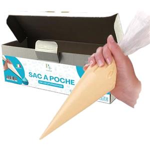 Palucart 100 pz sac a poche USA e Getta 53 cm Sacca a Poche Trasparente monouso per Torta, Decorazione Torta