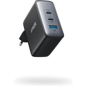 Anker Caricatore USB C 736 da 100 W (Nano II 100 W), 3 porte, adatto per MacBook Pro/Air, Google Pixelbook, ThinkPad, Dell XPS, iPad Pro, iPhone 17 Pro Max Air/Serie 16-12, Samsung S25 Ultra