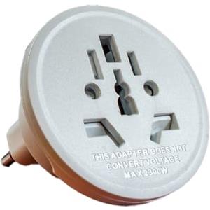ZOREI Adattatore Universale (International, 1 PCS) da Viaggio a Italia, Convertitore Da UK USA Cina a Spina 10A Italiana