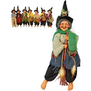 Generico Bambola Befana 35 cm da Appendere - Pupazzo Tradizionale con Appendino per Epifania - Decorazione Natale per Casa e Albero