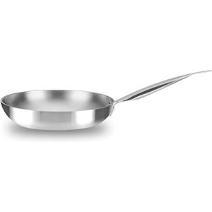 Wintem Wok Saltapasta 32cm in Alluminio Riciclato e Manico Ergonomico in Acciaio Inox - Doppio Fondo Brevettato 16,6cm e Adatto a Tutti i Tipi di Piani Cottura - Resistente fino a 300°C
