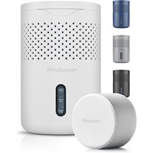 Pro Breeze Osmo Deumidificatore silenzioso e ricaricabile per umidità e condensa in casa camera armadio auto - Rimuovi muffa da bagno con pastiglia da 700g - Senza elettricità
