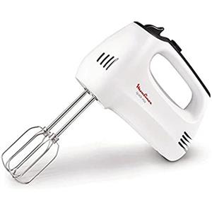 Moulinex HM3101 Sbattitore elettrico Quick Mix, Sbattitore, Montatura a Neve degli Albumi, Impasto per Dolci, Pizza, Pane e Preparazione Creme, 300 W