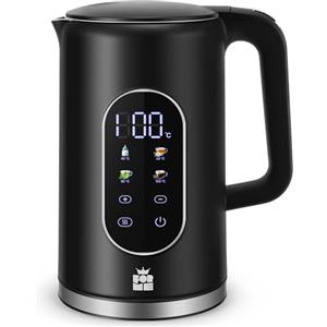 FOR ME ForMe Bollitore Elettrico In Acciaio Inox 1,7 L Temperatura Regolabile da 40-100 C I Funzione di Mantenimento Caldo LED Display Digitale della Temperatura I Arresto Automatico I Teiera Senza BPA