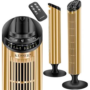 KESSER® Ventilatore a torre con TELECOMANDO - ventilatore a colonna con display a LED - ventilatore a piantana - climatizzatore