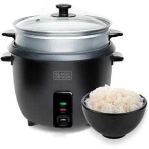 Avilia Cuociriso Elettrico Multifunzione, Ideale per Cottura al Vapore - Cottura e Mantenimento in Caldo, Spegnimento Automatico, 31x27x33.5cm, 700W, 1.8L, Grigio