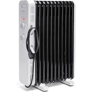 Aigostar Hubery - Radiatore ad olio portatile da 2500W. Radiatore elettrico 13 elementi, 3 livelli di riscaldamento, termostato regolabile e protezione a funzione di spegnimento(1)