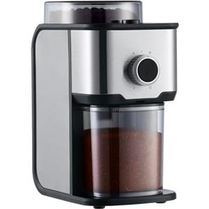 Avilia Macinacaffe Elettrico Ideale anche per Pepe e Spezie - Macina Caffè con 14 Livelli Macinazione, per 2-12 Tazze, 150W, in Acciaio Inossidabile Anti-Impronta