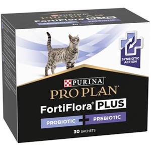 PURINA | ProPlan FortiFlora Plus Gatti, 30 buste x 1,5 grammi - Aiuta a mantenere la salute del microbioma intestinale