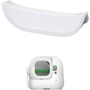 PETKIT Soglia Rialzata 2.0, per PUROBOT MAX PRO 2 Lettiera Gatto Autopulente, Deflettore Anti-Perdita con Bordo Alto per Urina e Sabbia (Non compatibile con PuraMax 2/PUROBOT Max Pro/Purobot Ultra)