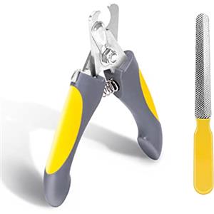 Nobleza Tagliaunghie Cane e Gatto con Guardia per Protezione Cani, Blocco di Sicurezza Professionale in Acciaio Inossidabile Forbici per Artigli per Cani e Gatti - per Cani Gatti Medi e Grandi