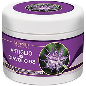 Luminer Artiglio del Diavolo Extra Forte Pomata 200ml, Crema Artiglio del Diavolo e Arnica per Massaggi ad Articolazioni e Muscoli, Formula Naturale Concentrata ad Azione Rapida Made In Italy LUMINER