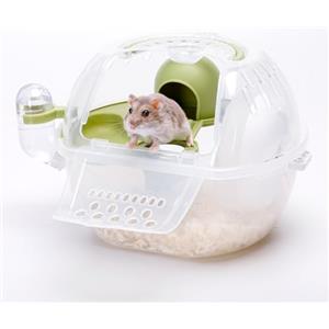 Nobleza - Trasportino per Criceto, Trasporto in Plastica per il tuo Piccoli Animali domestico, con Fessure di ventilazione, Comoda maniglia (L27*W20.5*H17CM)