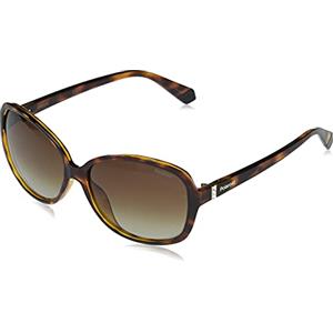 Polaroid PLD 4098/S Occhiali da sole Donna, Avana, calibro 58